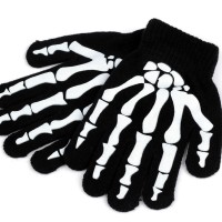 Dětské pletené rukavice svítící ve tmě 1pár