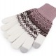 Dámské / dívčí pletené rukavice norský vzor 1pár