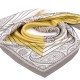 Saténový šátek paisley 70x70 cm 1ks