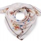 Saténový šátek magnolie 70x70 cm 1ks