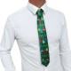 Saténová vánoční kravata 1ks