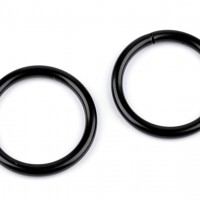 Kroužek černý Ø30 mm10 - 10ks