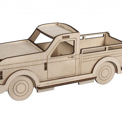 Kreativní sada dřevěné 3D puzzle automobil 1sada