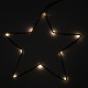 Dekorační vánoční svítící LED hvězda k zavěšení 1ks