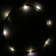 Dekorace vánoční svítící LED kruh Ø19,5 cm k zavěšení 1ks