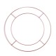 Dvojitý kovový kruh na lapač snů / k dekorování Ø30 cm 1ks