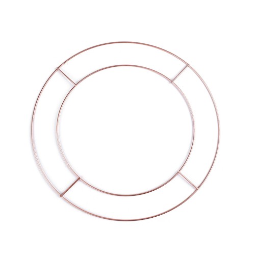 Dvojitý kovový kruh na lapač snů / k dekorování Ø25,5 cm 1ks