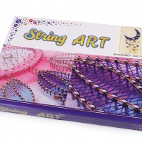 Kreativní sada String Art - tvoříme se šnůrkami 21x30 cm 1sada