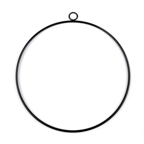 Kovový kruh na lapač snů / k dekorování Ø25 cm 1ks