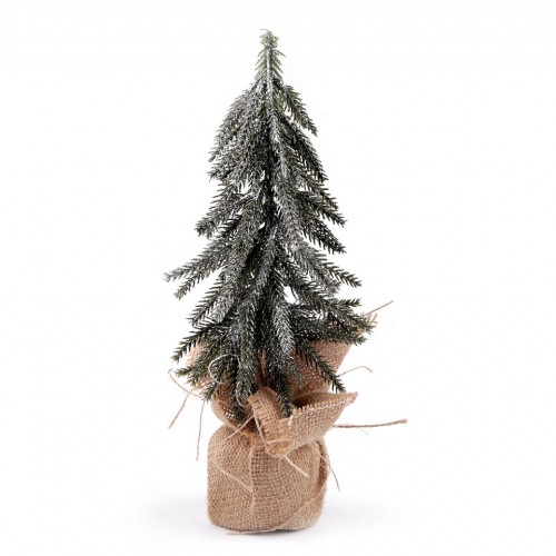 Umělý vánoční stromeček s glitry 1ks