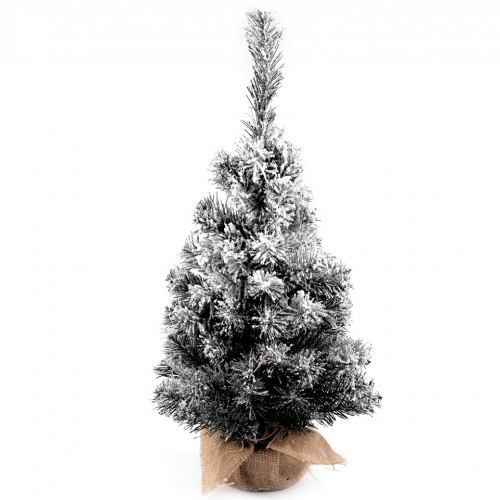 Umělý vánoční stromeček zasněžený 1ks