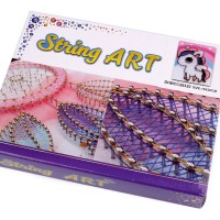 Kreativní sada String Art - tvoříme se šnůrkami 15x20 cm 1sada
