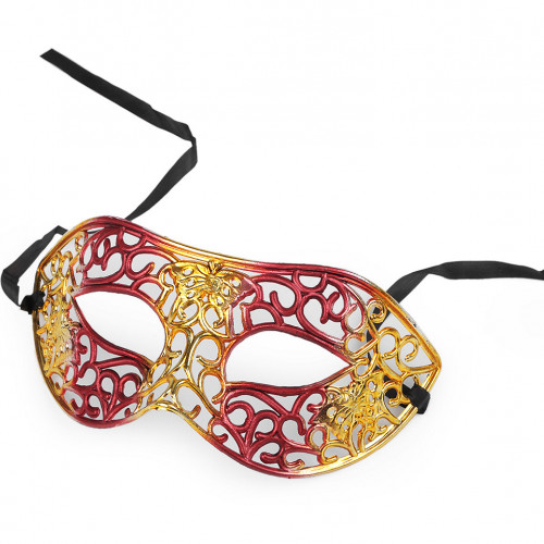 Karnevalová maska - škraboška metalická1 - 1ks