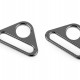 Trojúhelníkový kovový průvlek šíře 31 mm2 - 2ks