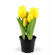 Umělé tulipány v květináči 1ks