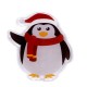 Vánoční gelové samolepky na okno - sněhulák, tučňák1 - 1ks