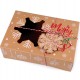 Vánoční dárková krabice s průhledem a jmenovkou1 - 1ks