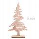 Dřevěný vánoční stromeček s glitry 1ks
