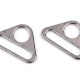 Trojúhelníkový kovový průvlek šíře 31 mm 2. jakost2 - 2ks