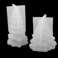 Silikonová forma na výrobu svíček a odlitků stromeček 1ks