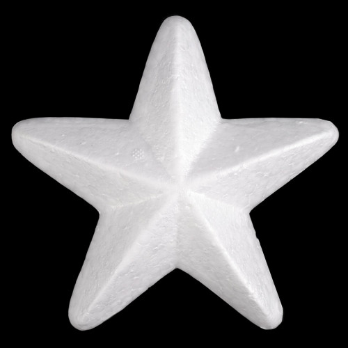 Hvězda 3D Ø14 cm polystyren1 - 1ks