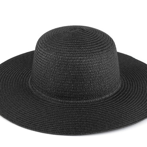 Dámský klobouk k dozdobení - černá